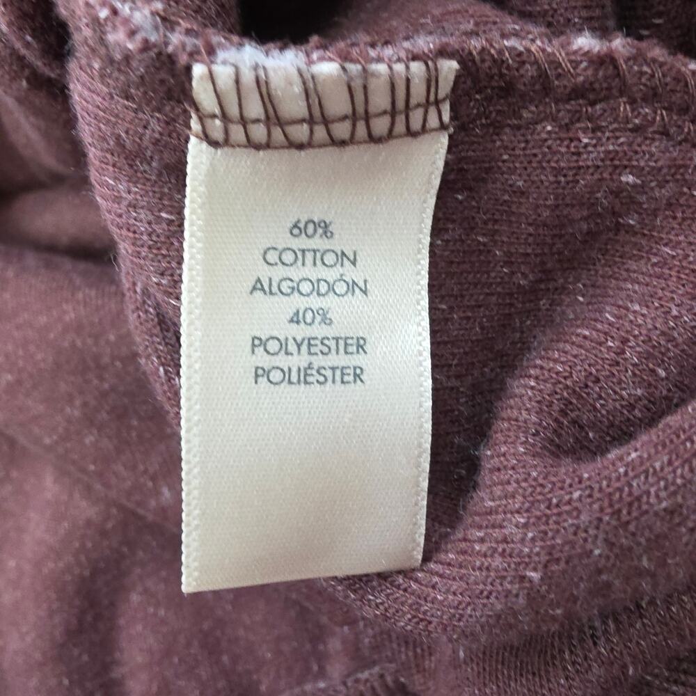 BKE Sherpa Quarter Zip Pullover Men XL Red Brown Colorblock Utility Fleece - Picture 9 of 11